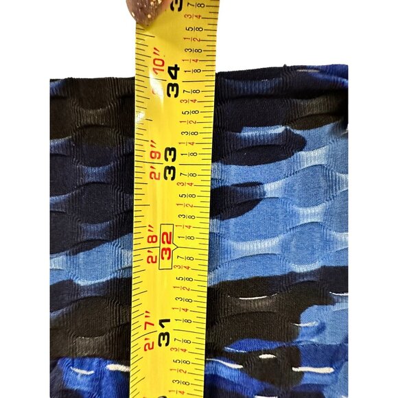 🌸3/$15🌸Small Black and Blue Camo Waffle Leggings - Picture 2 of 5